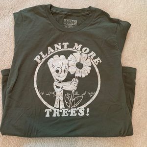 Marvel Plant More Trees Groot Tee